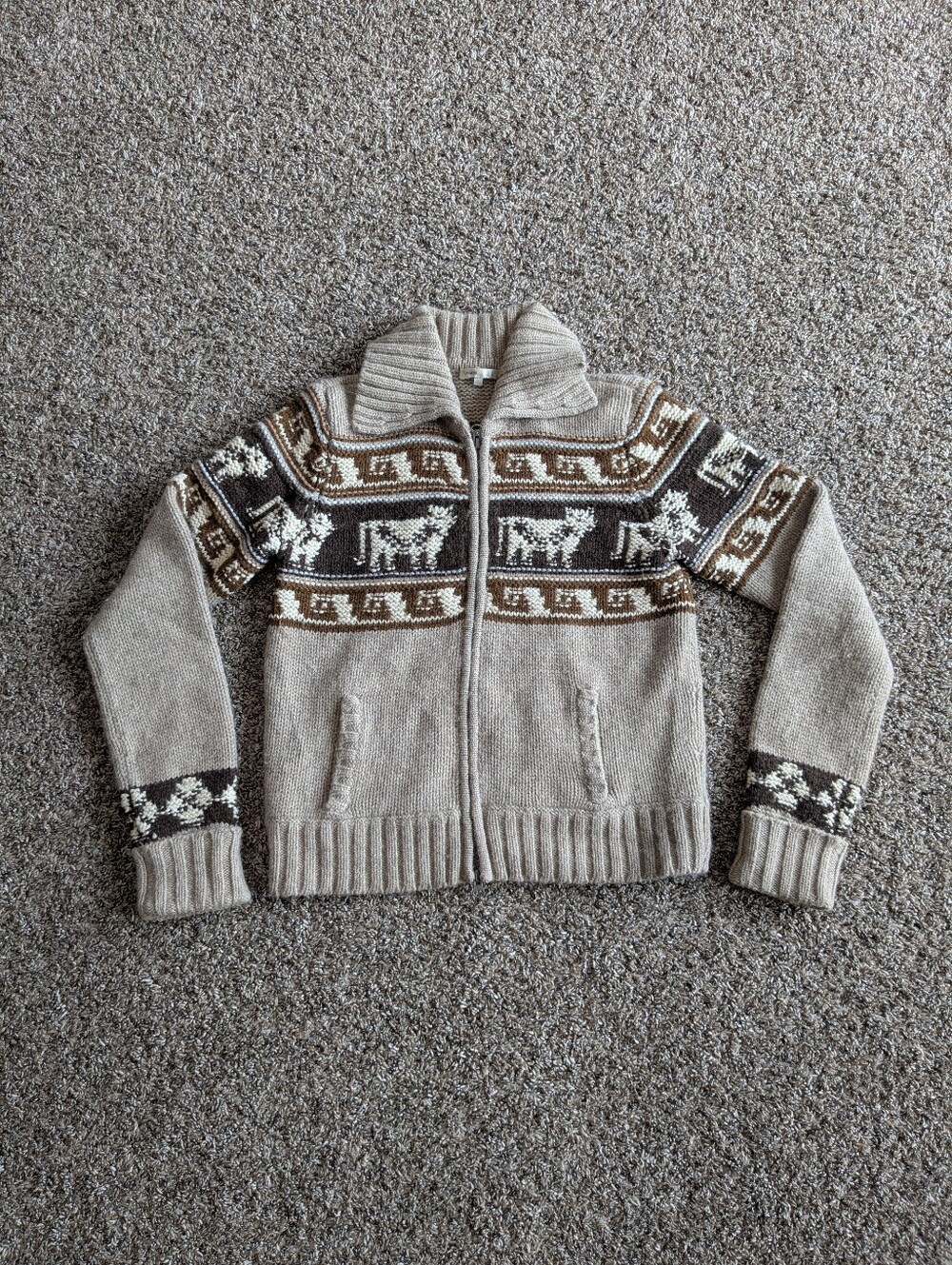 Vince Cowichan Sweater Cashmere Wool Alpaca Size Medium